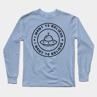 i want to belive alien Long Sleeve T-Shirt